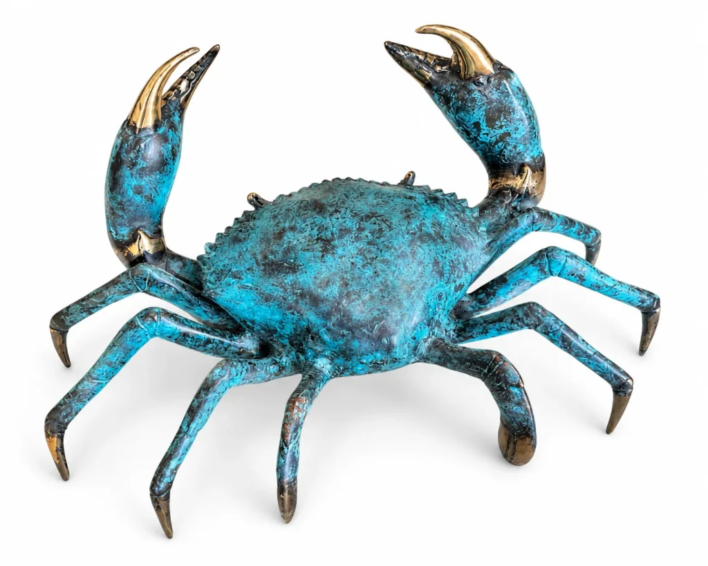 Crab Green Brass