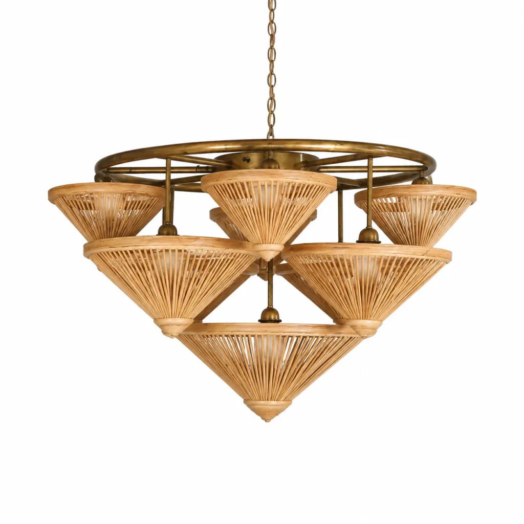 Nira Rattan Chandelier