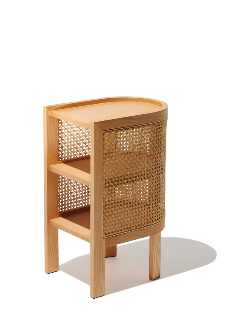 Raya Rattan Bedside Table